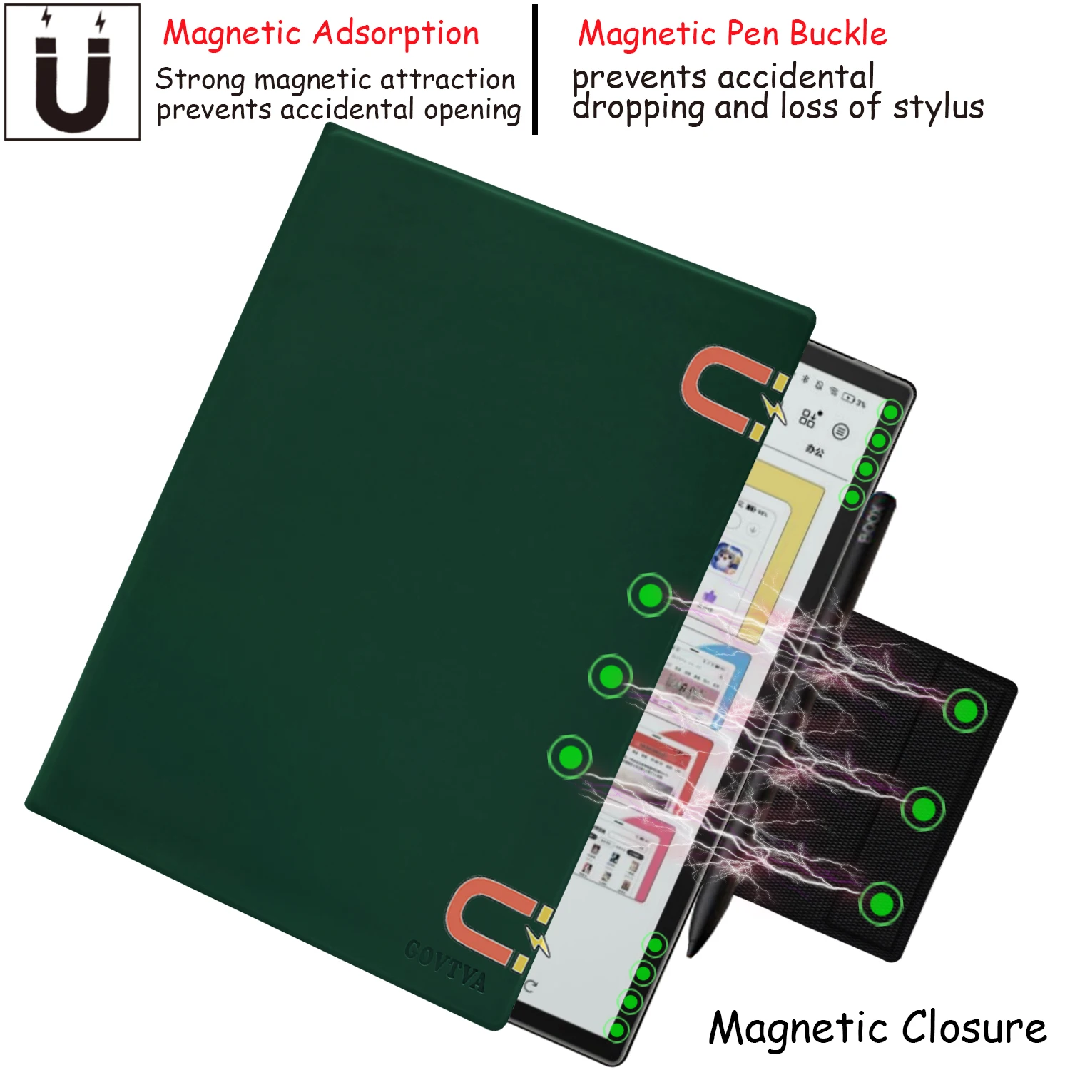 Magnetic Case for Onyx Boox Tab X C 13.3 Ultra-Thin