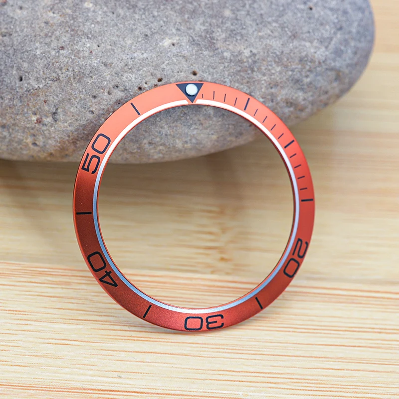 NH35 Bezel, watch part, size 38X30.5MM, for Seiko SKX007/SKX009/SKX011/SKX171/SKX173/SRPD etc., ceramic, diving bezel