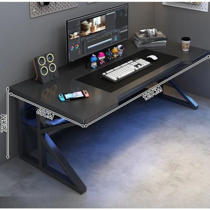Scrivania doppia per computer in stile nordico - immagine 2