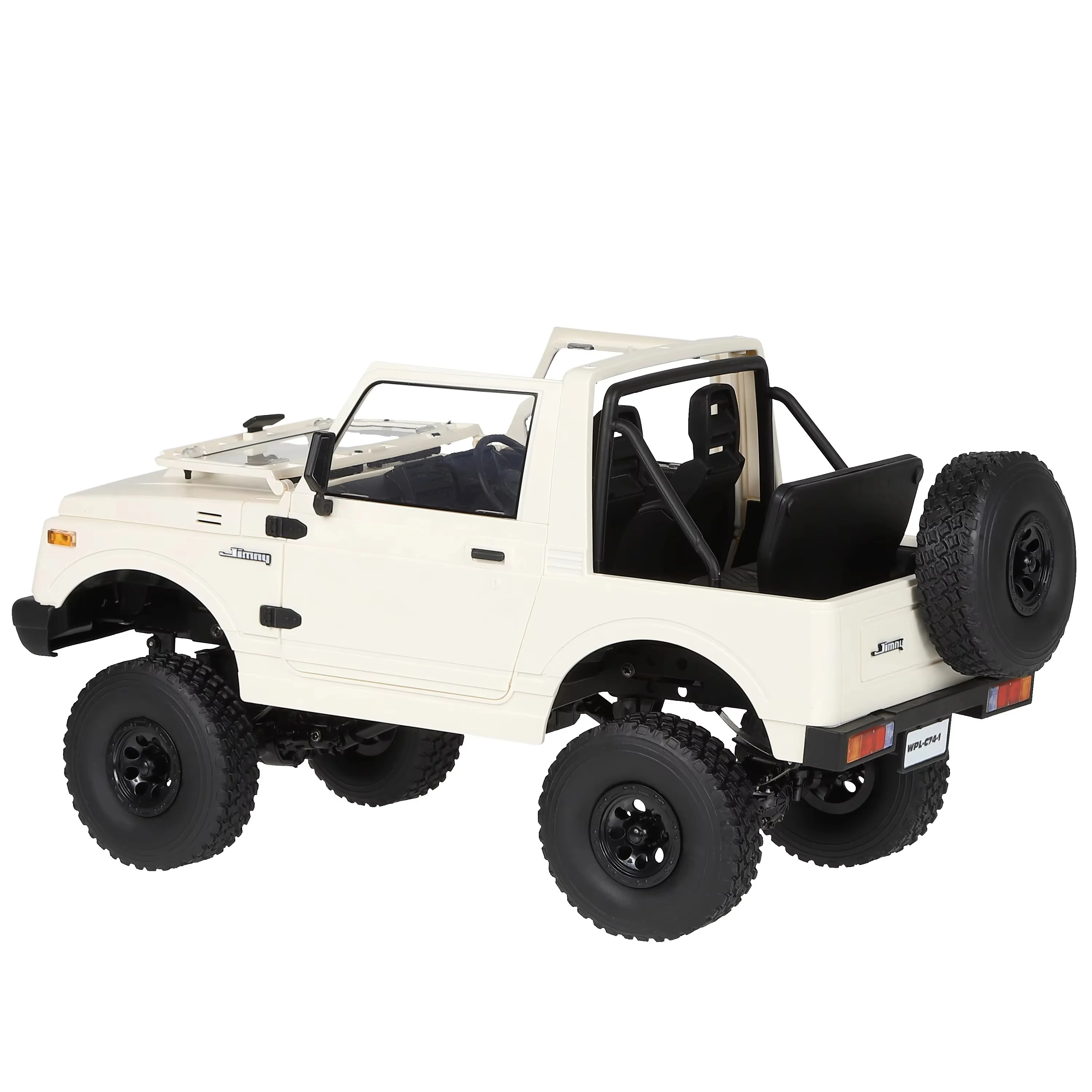 Wpl C74-1 Rc Car 1:10 2.4g Open Car Remote Control Off-Road Climbing Buggy Vehicle Full-Scale Drive Climbing Car Model Boy Toy 3