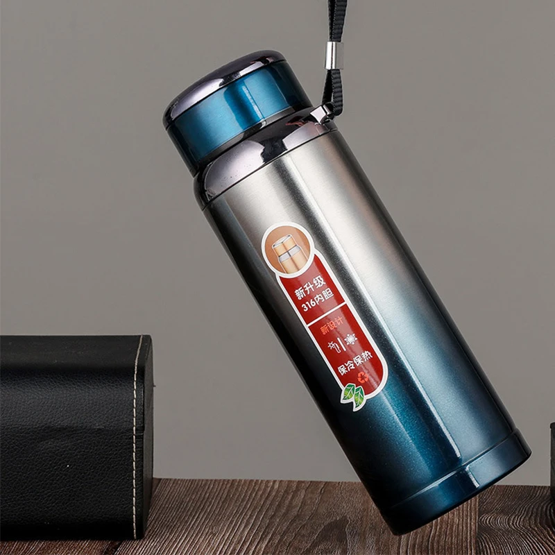 600/800ml Thermos Stainless Steel Thermal Cup LED Temperature