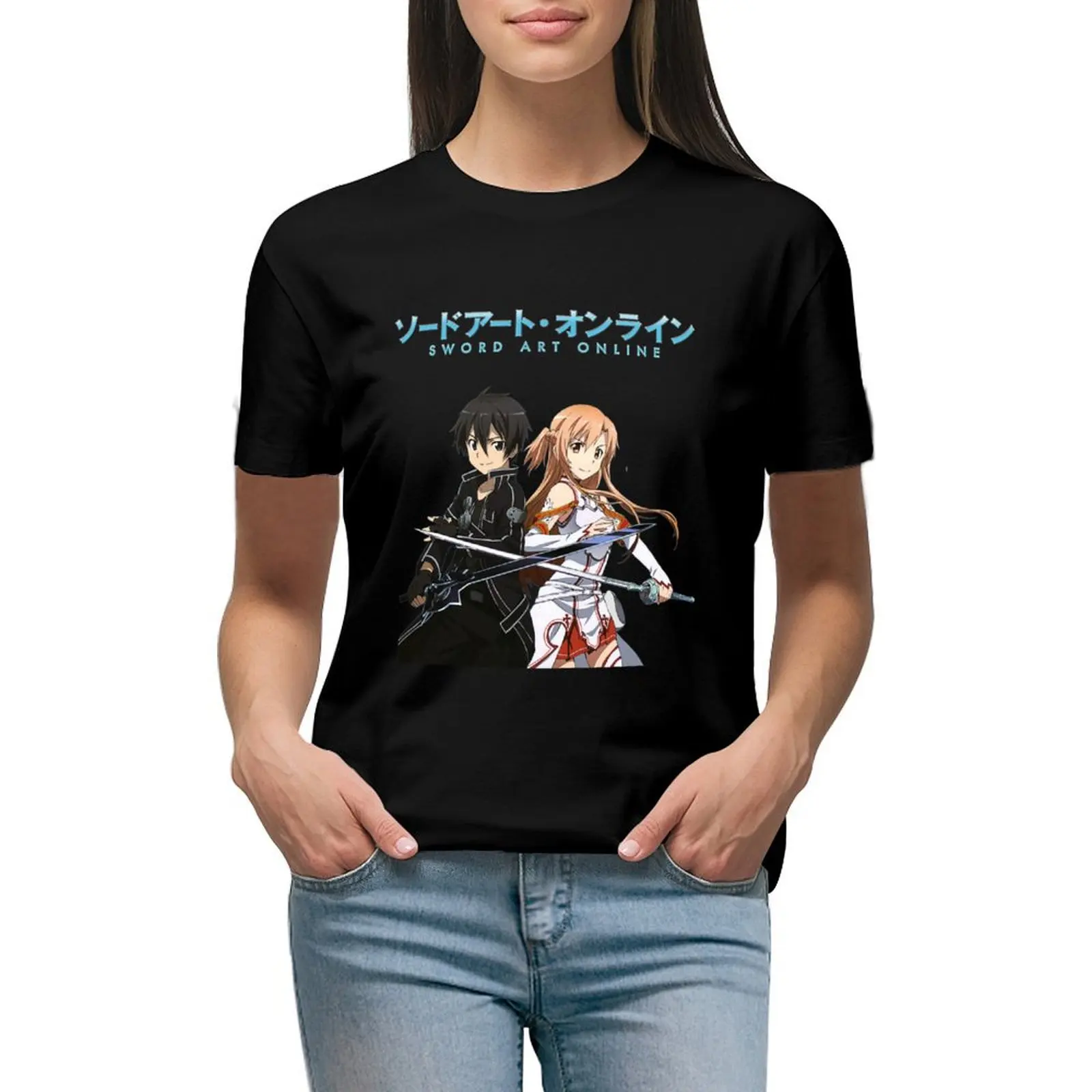 

S T-shirt kawaii clothes shirts graphic tees tees Summer Women's clothing