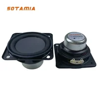 SOTAMIA 2Pcs 2 Inch Full Range Speaker 4 Ohm 10W DIY Portable Bluetooth Speaker Hifi Music Auido Bass Loudspeaker Home Theater 2