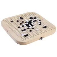 Go Game Set Chinese Weiqi Go Game Board Folding Table Go Chess Set Toy Go Game Wood Go Game Portable Board Game Chess Pieces Che 1