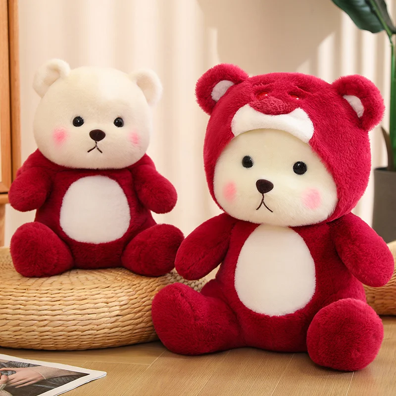 Hot 1pc 25-65cm Cute Teddy Tales Plush Toy Cartoon Teddytales Bear Stuffed Animal Doll Baby Sleep Pillow Kids Birthday Gifts