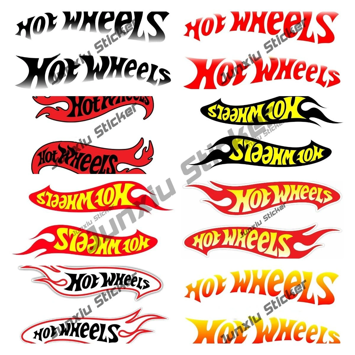 Racing Car Sticker Hot Wheels Vinyl Car Decal JDM Refit Sticker