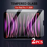 2PCS Screen Protector For iPad Pro 11 inch 2020 2nd Gen A2068 A2230 A2228 11'' Protective Film Anti Scratch Clear Tempered Glass 1