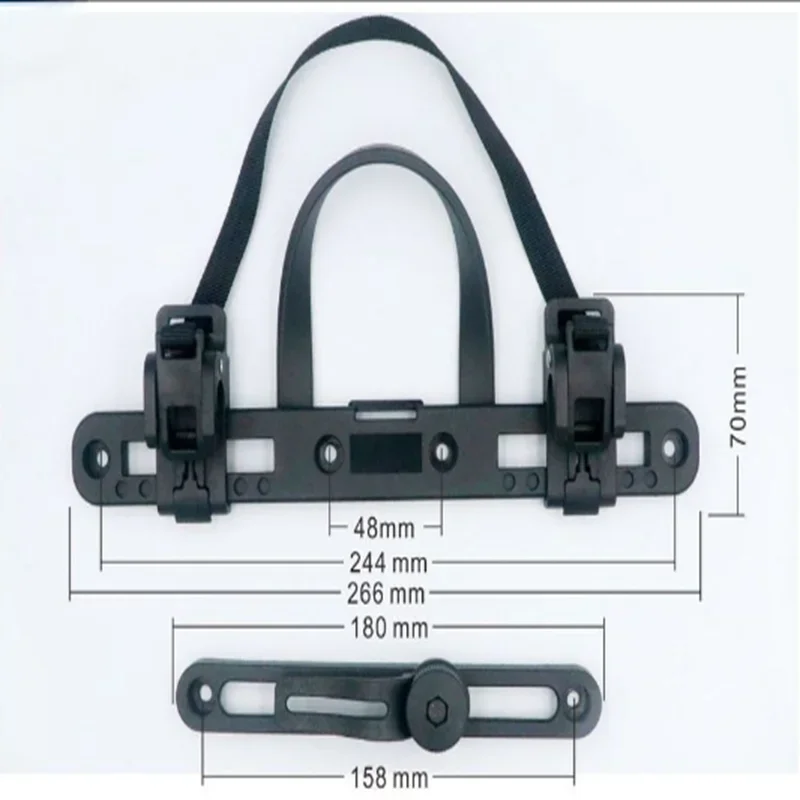 Bicycle Accessories Bike Side Bag Quick Release Bag Adjustable Cycling Backpack Buckle Riding Fixed Buckle