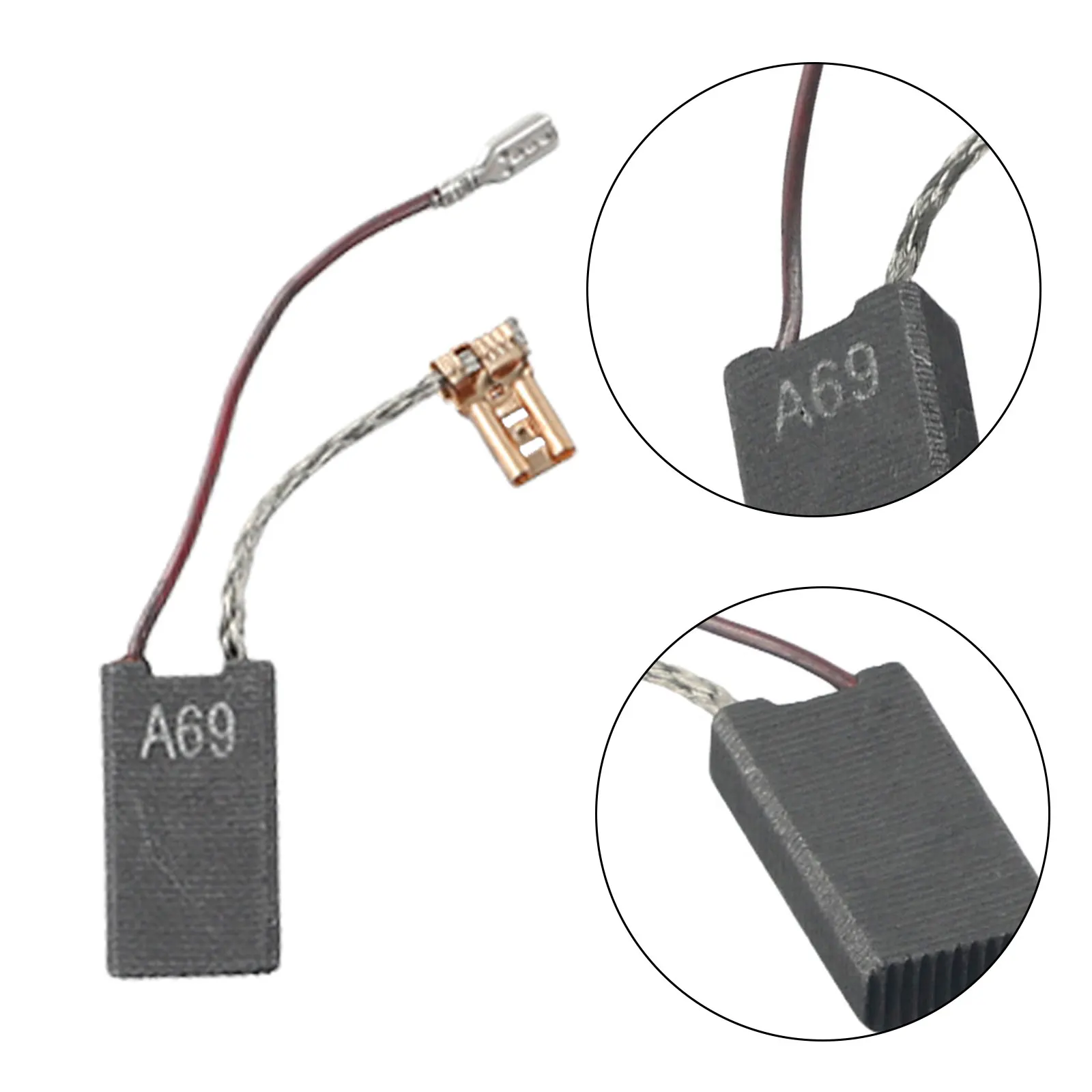 

Brush Set Carbon Brushes Replaces 1617014135 Tools Parts Power Tools Parts 12.5x6.4x25.2mm 4pcs For Bosch Drill