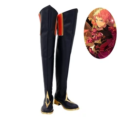 Ensemble Stars Victoria Shu Itsuki Shoes Cosplay Men Boots Black Ver