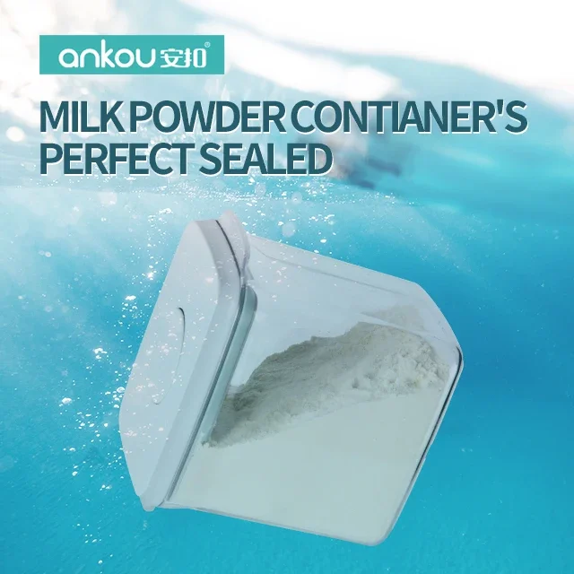 Factory Supply Reusable Cereal Container Box Kitchen Airtight Food Storage Jar Clear Food Storage Containers For Milk Powder