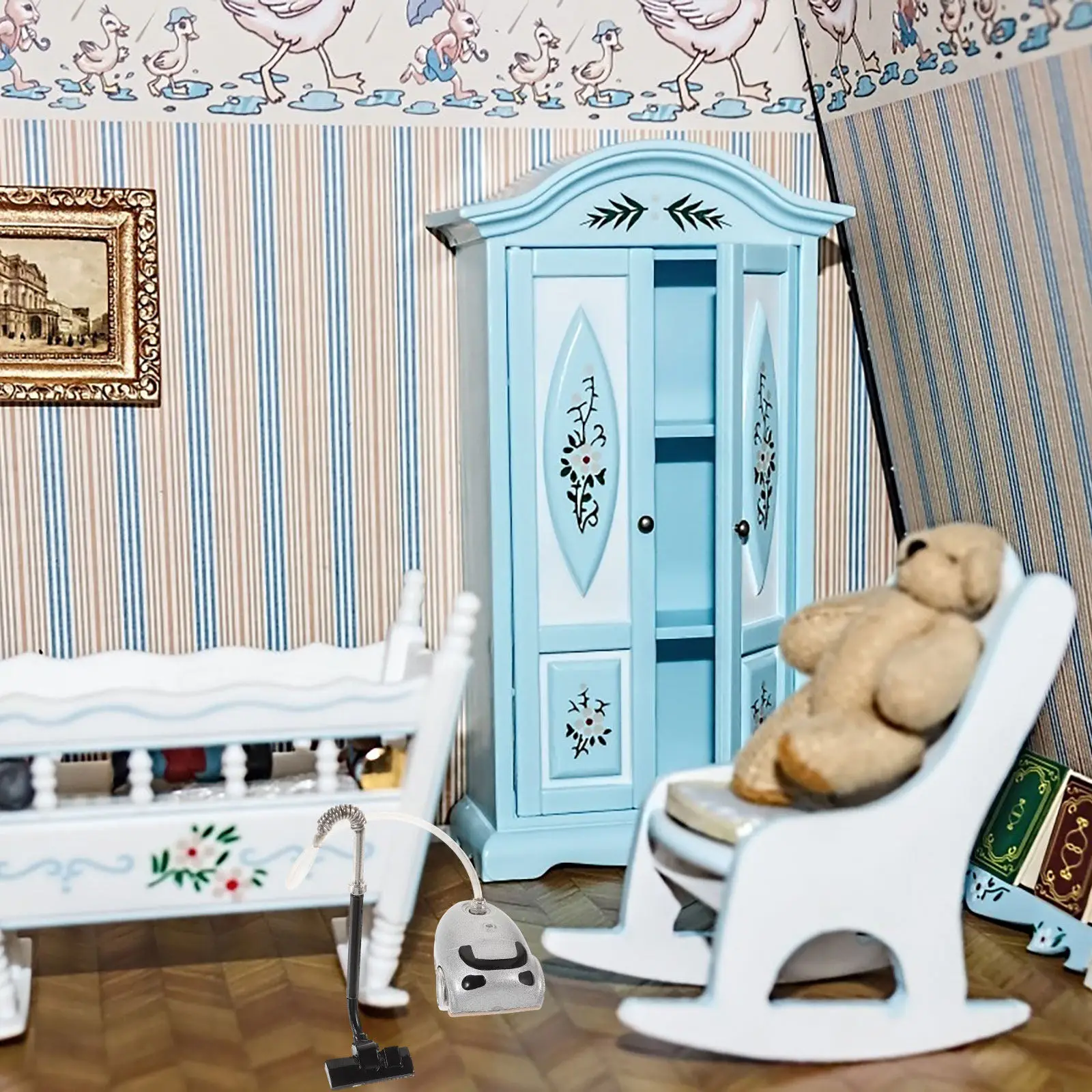 현실적인 데스크탑 미니 먼지 수집기 장식품 미니 하우스 장식을 위한 뛰어난 장인정신 침실 거실 사진 촬영 준비물