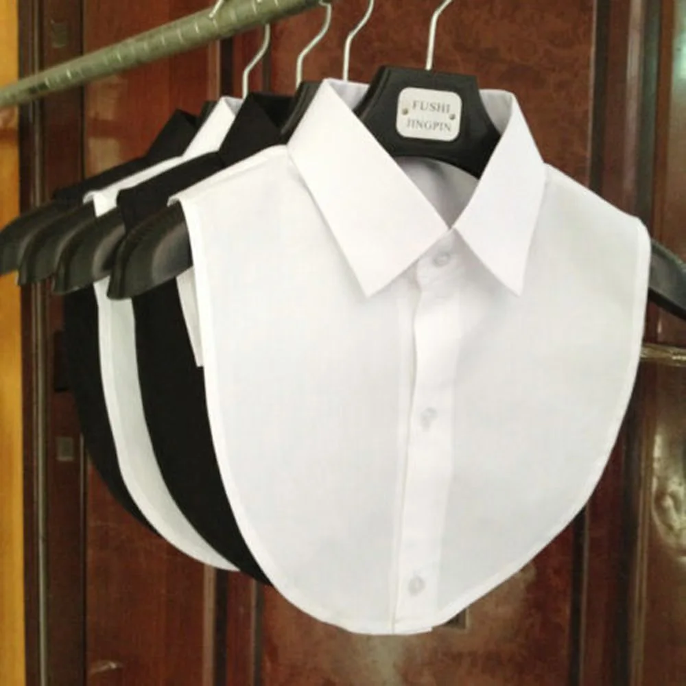 Fake Collar Detachable Lapel Shirt Fashion Solid Color False Blouse Neckwear Vintage Lace Lapel Blouse Top