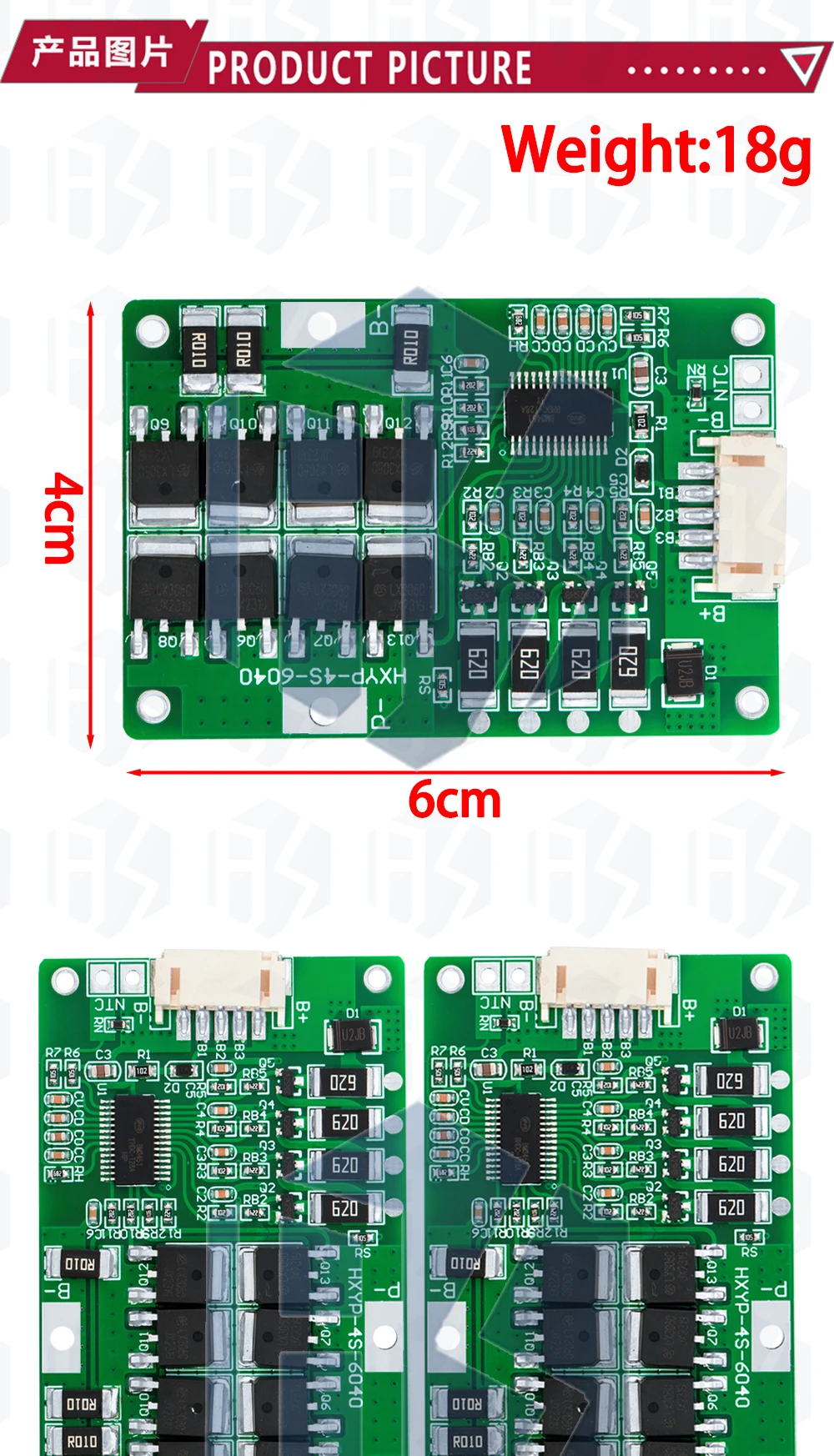4S 20A 12,8 V 14,4 V 14,8 V 16,8 V 18650 26650 32650 32700 Lifepo4 Batterie Ausgewogenes BMS für Elektroboot Netzteil 12 V Batterie – Detail 5