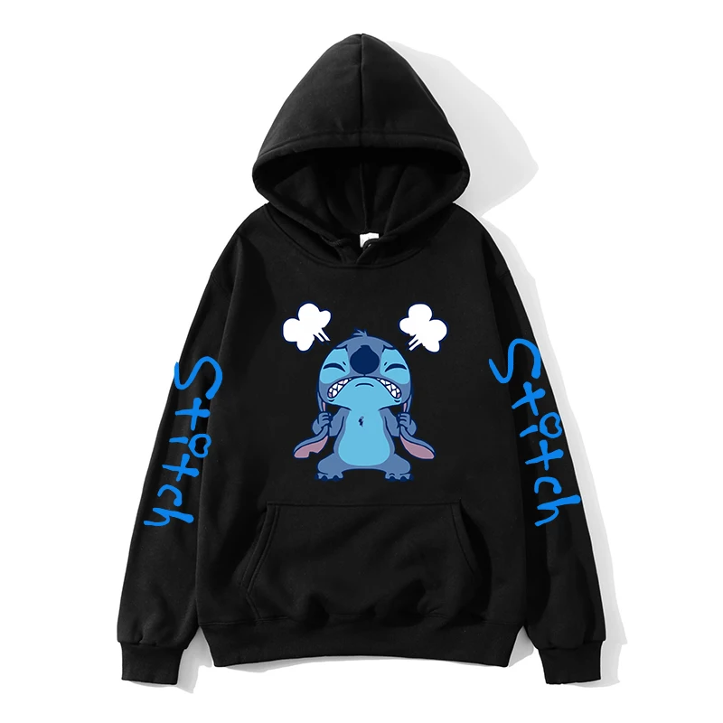 thumbnail image 1 of Sudaderas con capucha de Disney para hombres y mujeres, sudadera con capucha de los años 90, Y2k, Stich, ropa de calle Harajuku para niños y niñas, 1 of 3