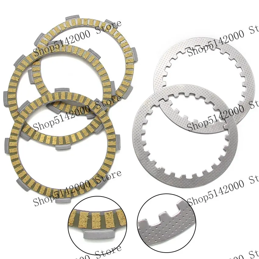 

Motorcycle Clutch Friction Disc Plate Kit For Honda CRM 50 RN/RP/RR/R MBX50 MB50 SD/SF MTX 50 SC OEM:22201-166-000 22201-KEB-600