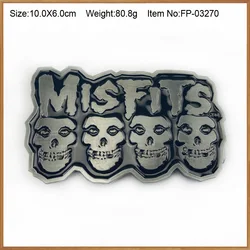Retro Zinc Alloy Music Band Belt Buckle with Pewter Finish for 4cm Belts | BuckleClub (Music buckle N)
