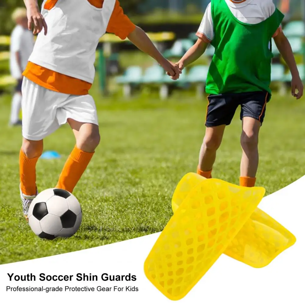 Reliable Protective Gear for Young Athletes Football Shin Guards for Kids Professional Soccer Shin Kids Shock Calf