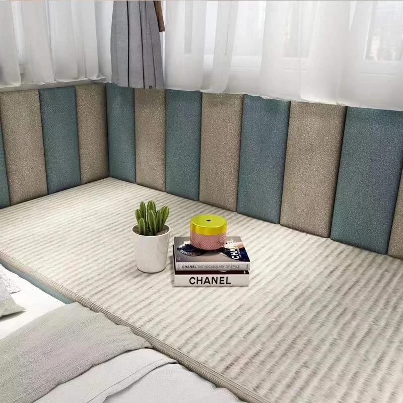 Bed Headboards Anti-Collision Wall Panels Tatami Bedroom Decor Aesthetic Tete De Lit Self-Adhesive Head Board Cabecero Cama