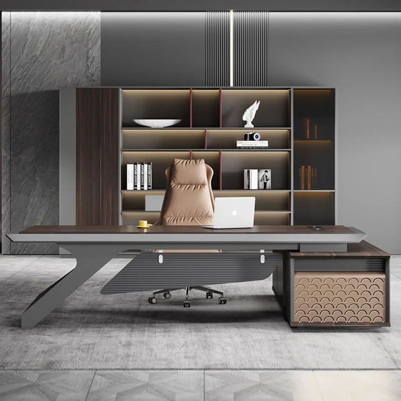 Modern Organizer Desk Table Gaming Reception Student Vanety Office Desk Corner Conference Scvania Cameretta Furniture