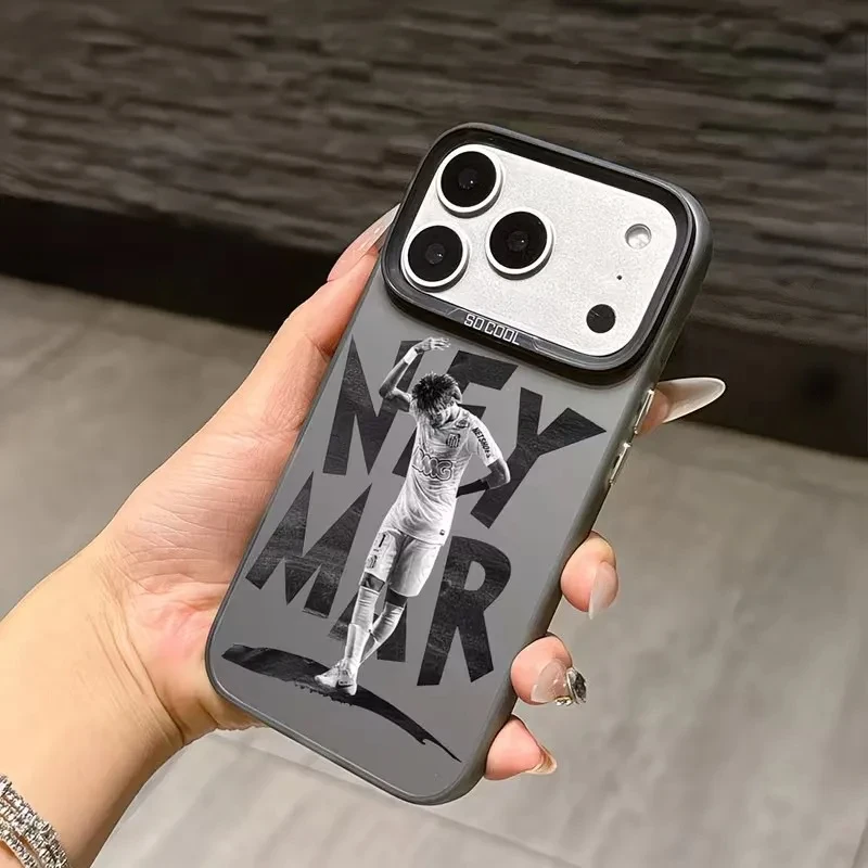 N-Neymars Frosted Acrylic Phone Case - Stylish and Durable Protective Cover