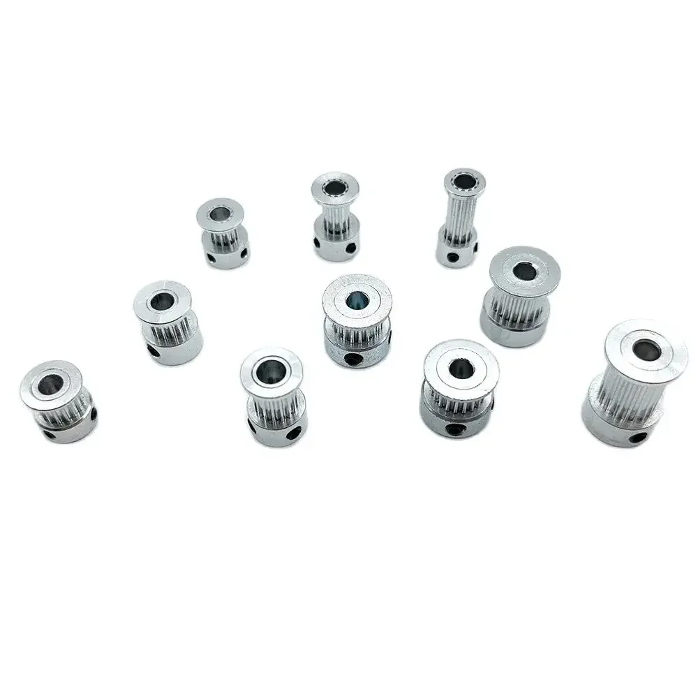 Timing Belt Pulley Belt Pulley Timing Pulley Fixed Pulley 2GT Pulley 12-24 Teeth Bore 4/5/6/6.35/8mm for Timing Belt Width 6mm 10mm 3D Printer CNC Parts fixed pulley timing belt pulley belt pulley timing pulley