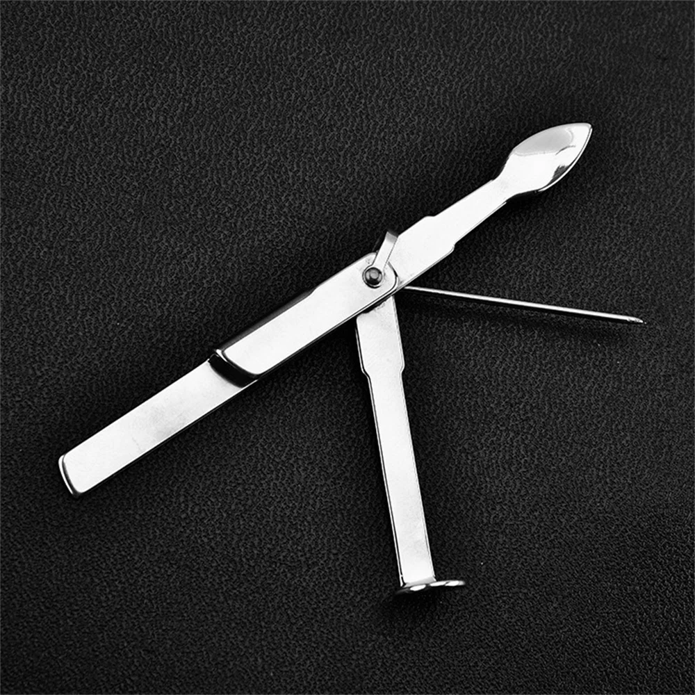 3-in-1 Multifunctional Cleaning Tool Kit Portable Smoking Pipe Tube Cleaner Knife Press Rod Pick Rod Scraping Spoon 1pc tobacco smoking accessories smoking pipe cleaners