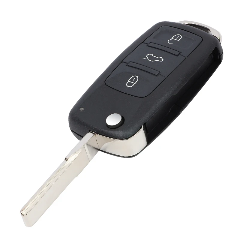 KEYECU 433MHz ASK Megamos AES / ID88 Chip 5K0 837 202 BH / DH Smart Remote Key Fob for Volkswagen Beetle Caddy Caravelle Jetta car remote key