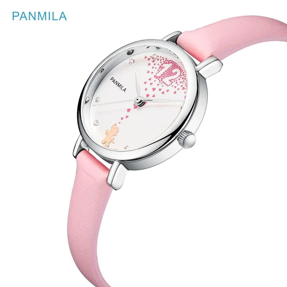 

Panmila Ladies Elephant Small Dial Quartz Watches For Women Candy Pink Lovely Dress Watch Female Girl Gift relogio feminino