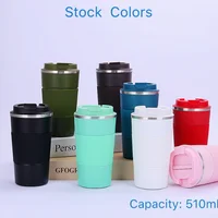 Cafe  Coffee Thermos Mug With Non-slip Case Car Vacuum Flask Travel Insulated Bottle Kitchen Tools 1
