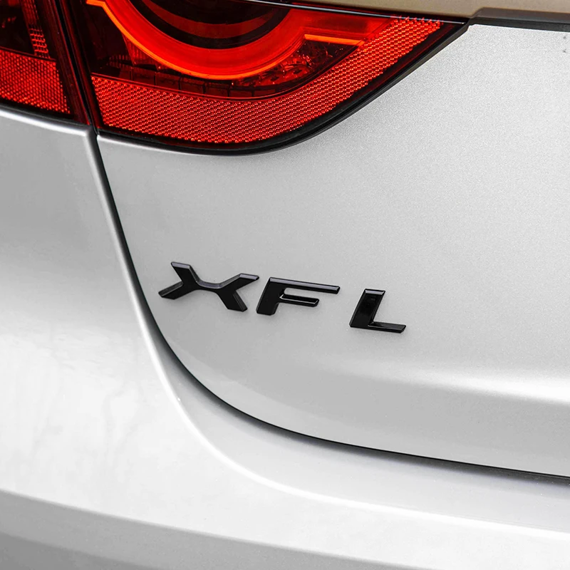 재규어 XE XEL XF XFL XJ XJL 자동차 스타일링, 3D ABS 크롬 엠블럼, 자동차 배지 스티커 데칼, 자동차 액세서리