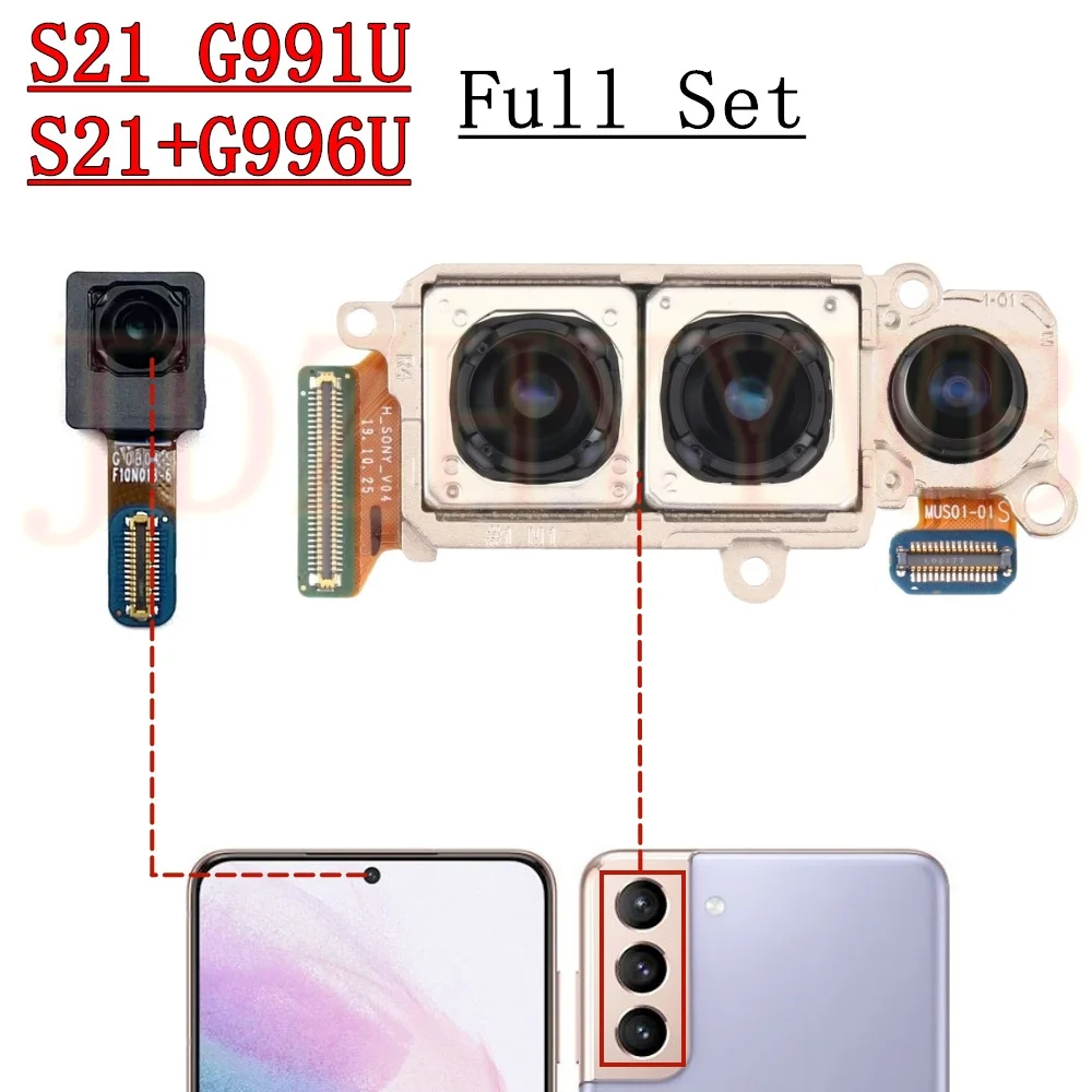 High-Resolution 64 MP Front and Rear Camera Module with Wide-Angle Feature