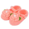 Handmade Newborn by Infant Boys Girls Crochet Knit Toddler Shoes 6