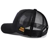 Hot Sale Unisex Anime Cartoon Cap High Quality Embroidered Patch Draw Baseball Cap Male Female Trucker Hat Mesh Hats Sun Hat 6