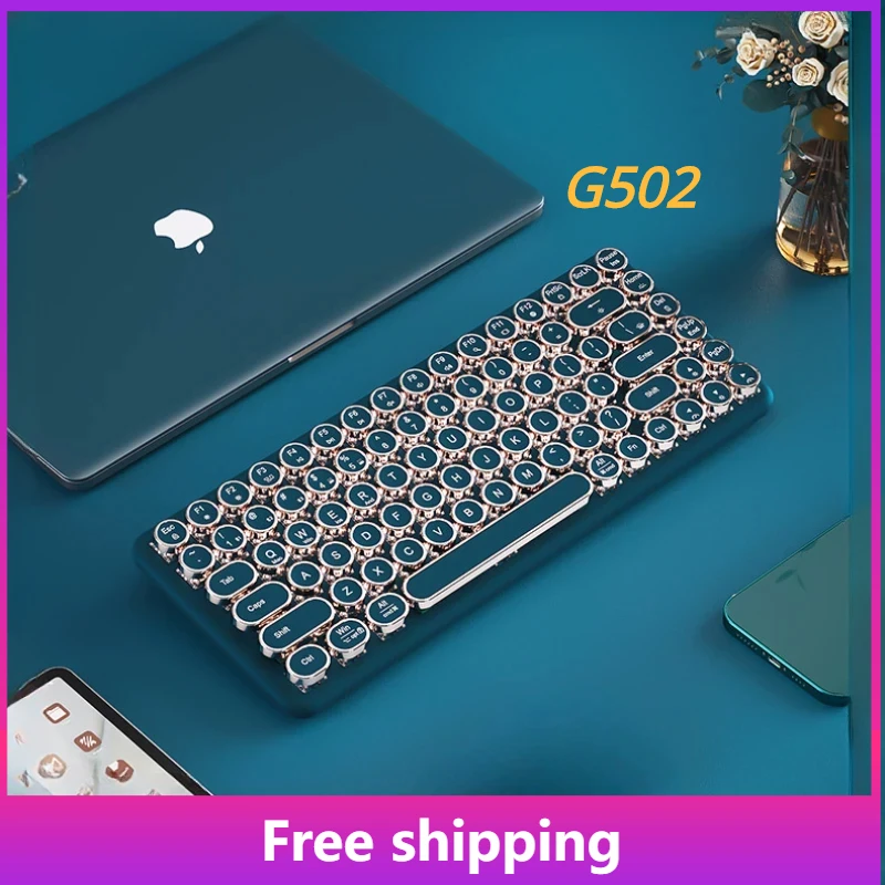 Original Gaming Mechanical Keyboard G502 Bluetooth Wireless Three-mode Keyboard Full-key Hot-swappable E-sports Gaming Keyboard