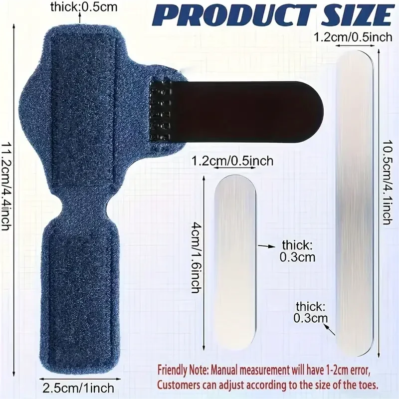 Toe Splint Toe Straightener For Hammer Brace Hammertoe Splint Wrap Covers Broken Support 1pcs