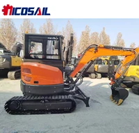 Mini excavator 3 tons, 3.5 tons EPA new type crawler excavator, Kubota engine, 4.0 tons excavator