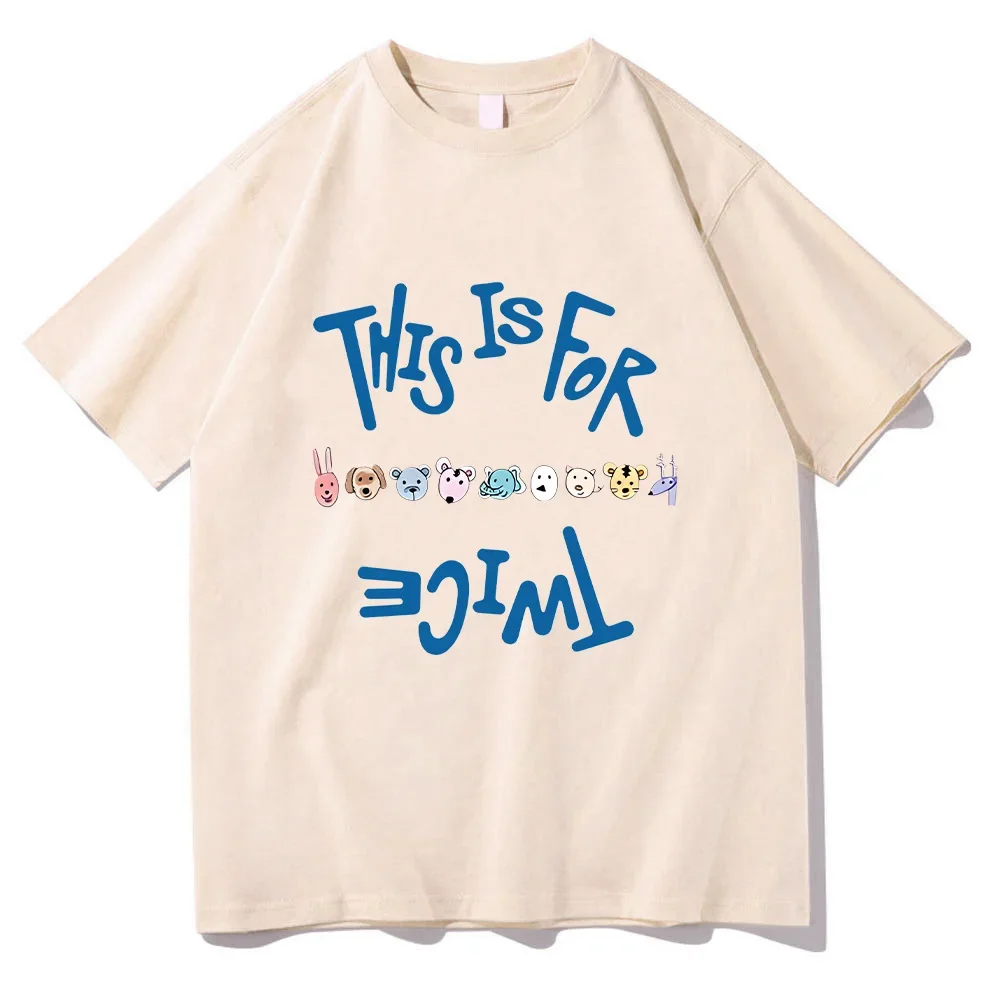 TWICE THIS IS FOR Tシャツ　WHITE Mサイズ T-SHIRT【M】/ WHITE - Designed by TWICE / TWICE『THIS IS FOR