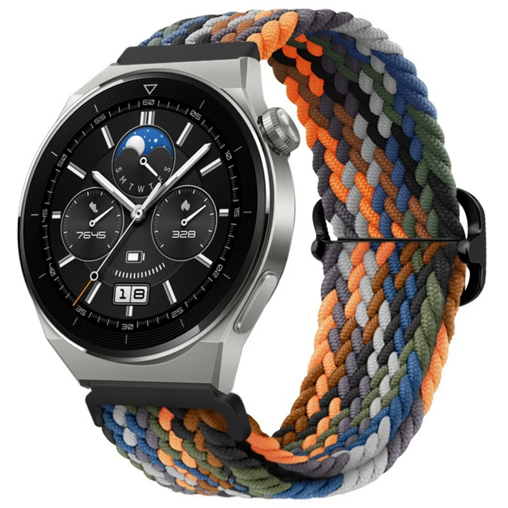 Braided Nylon Loop Smartwatch Strap - Universal Fit, 20/22mm