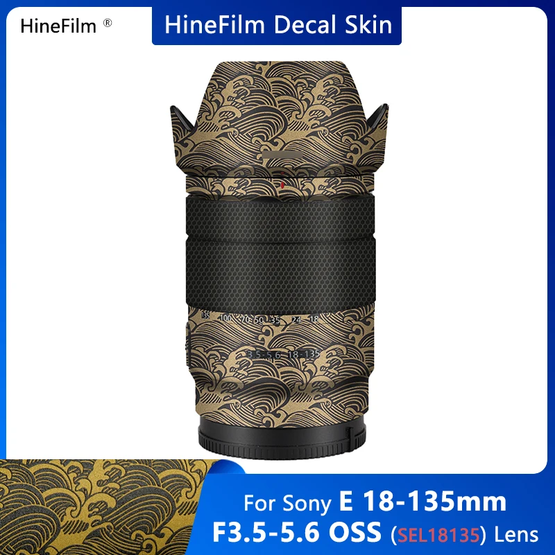 Per Sony E 18-135 Lens Decal Skin Sel18135 Anti Scratch Wrap Cover Per Sony E 18-135Mm F3.5-5.6 Oss Lens Sticker Film 18135 Skin