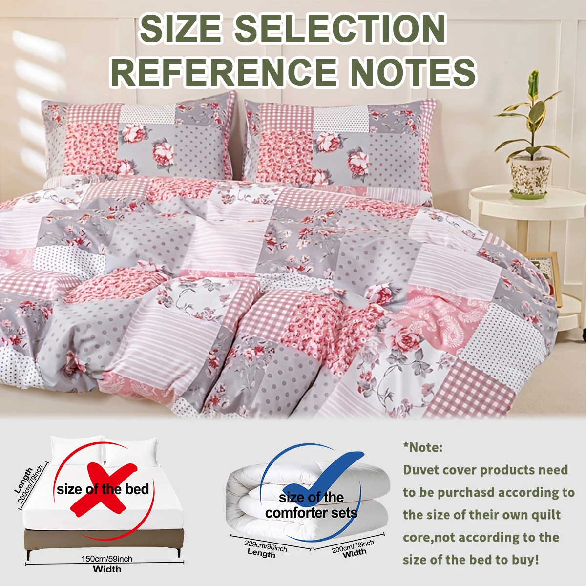 Floral Pattern Duvet Cover 2