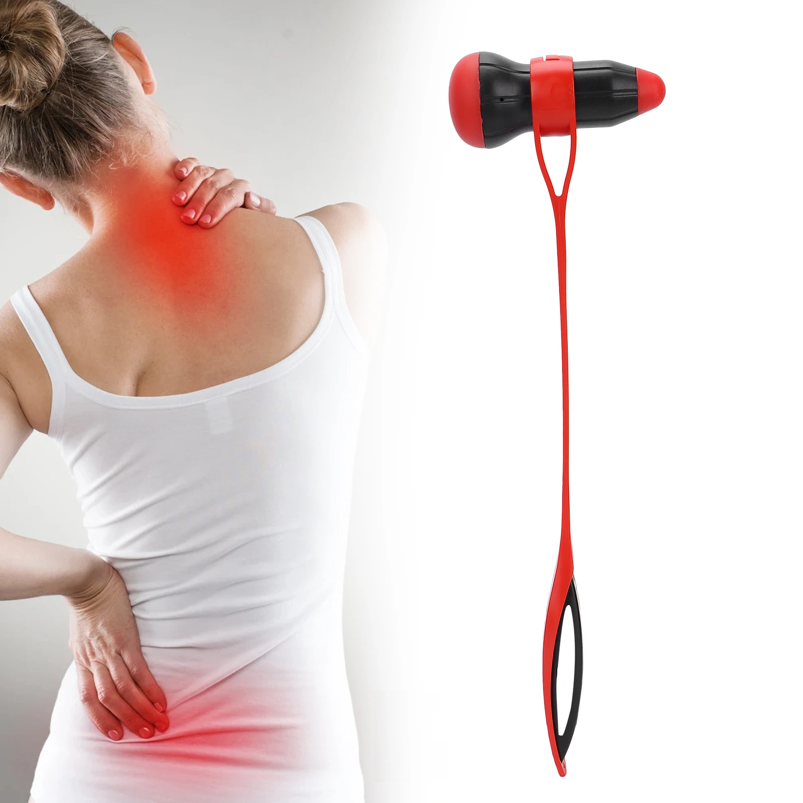 Hammer Stick Multi‑functional Silicone Hammer Stick Elastic Full Body Massage Stick Body Stress Relieve Hammer Massage Hammer