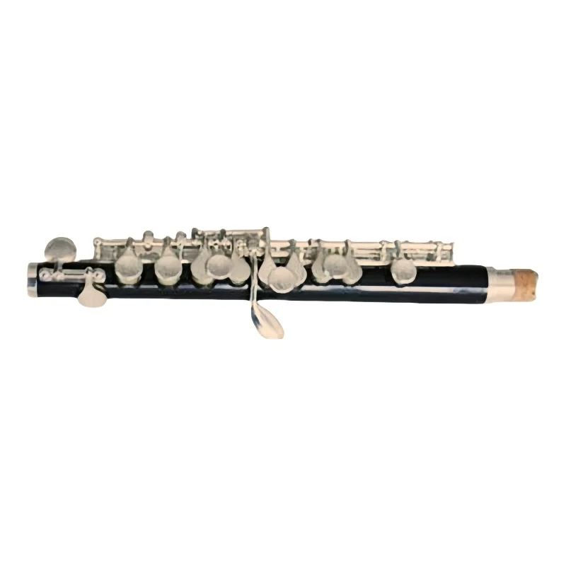 MeeLe-ABS Body Piccolo with Silver Plated Keys, Silver Plated Head Joint