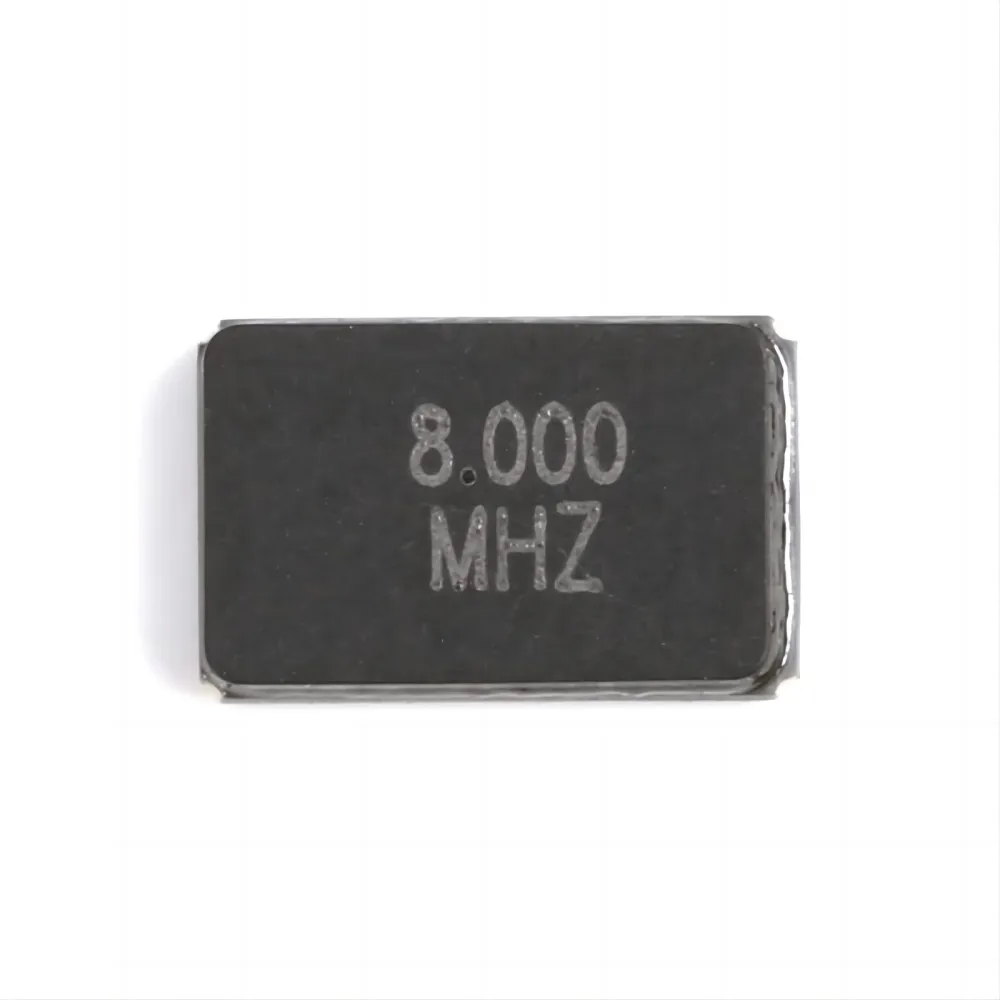 칩 수동 수정 발진기 5032, 8.000MHz ± 20PPM, 20PF, 5.0x3.2mm, 2 핀 공명기