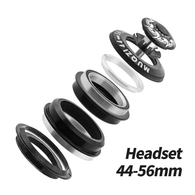 メタライズ MUQZI 44-56MM Integrated Headset MTB Road Bike 44mm 56mm