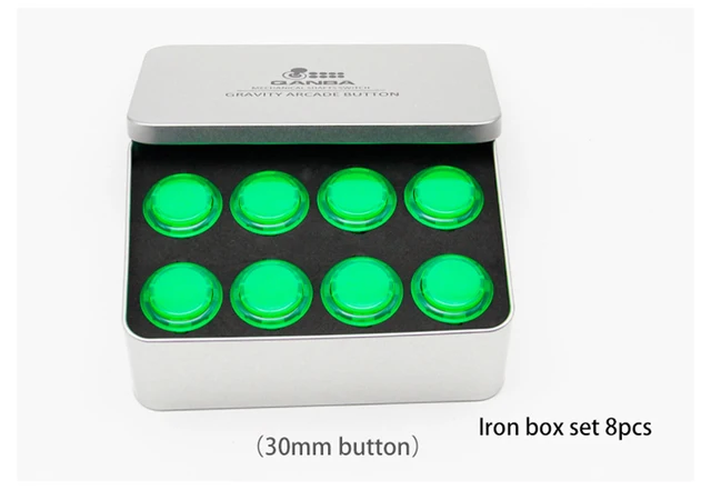 HIT BOX Qanba Gravity KS 交換済み（QANBA Gravity KS Arcade buttons 