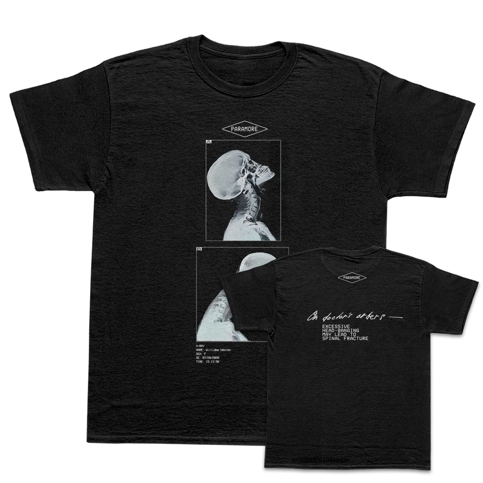 Paramore X-ray Vintage Band T-shirt for Men Women