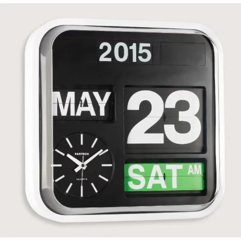 カレンダー・スケジュール Fartech Wall Flip Clock (M) Fartech automatic flip clock, retro desktop clock, digital
