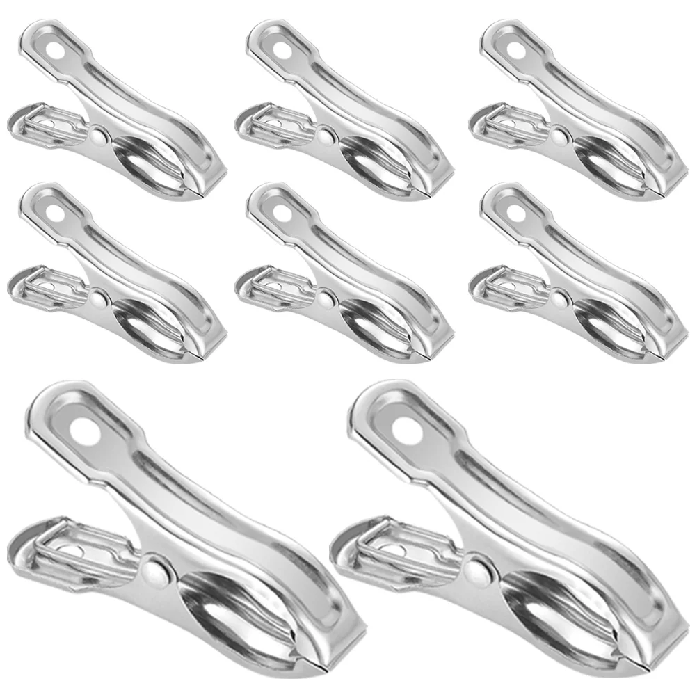 

20 Pcs Stainless Steel Garden Clamp Clip for Plants Sunshade Cover Clamps Clips Greenhouse Netting Visor Metal