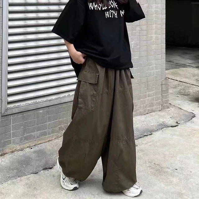 Cargo Pants Men Streetwear New Vintage Baggy Pants Casual Korea